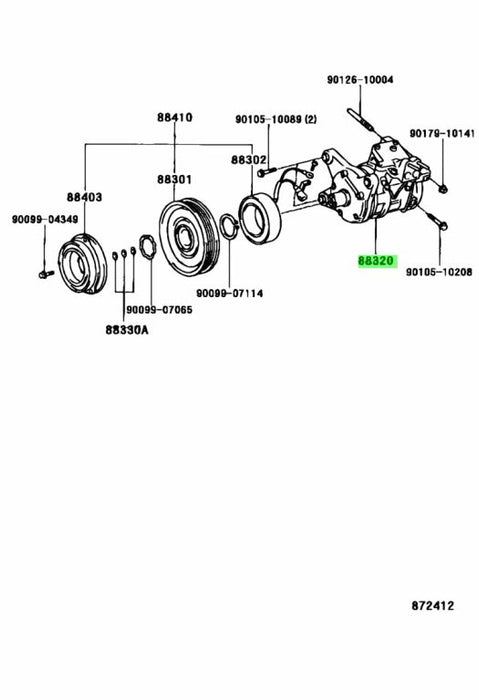 Jza80 & Jzz30 Genuine Compressor