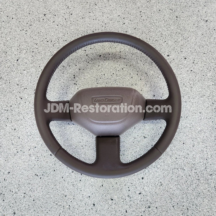 Toyota Landcruiser HZJ79 Steering Wheel Retrimmed