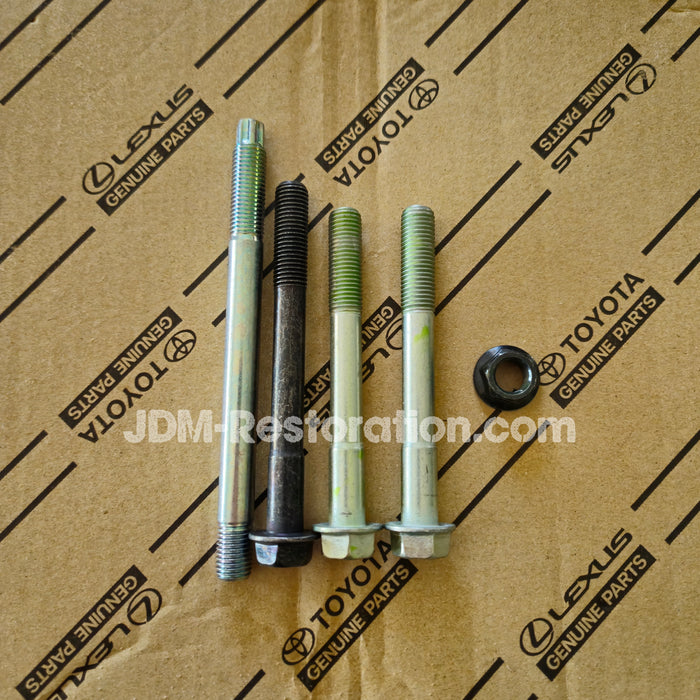 Toyota 1JZ & 2JZ A/C Compressor Bolt Kit Jzx100 Jza80 90105-10089 Genuine OEM