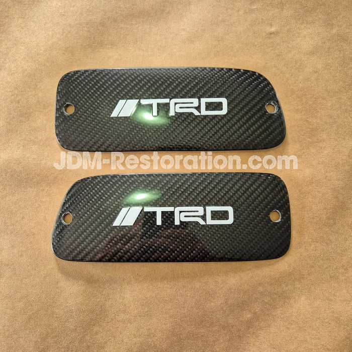 Toyota Supra Jza80 MK4 TRD Carbon Fiber Wing End Caps Brand New