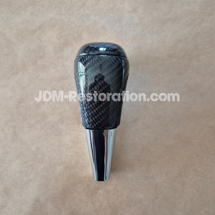 Toyota N80 Hilux GR Gear Knob Full Carbon Grey Stitch
