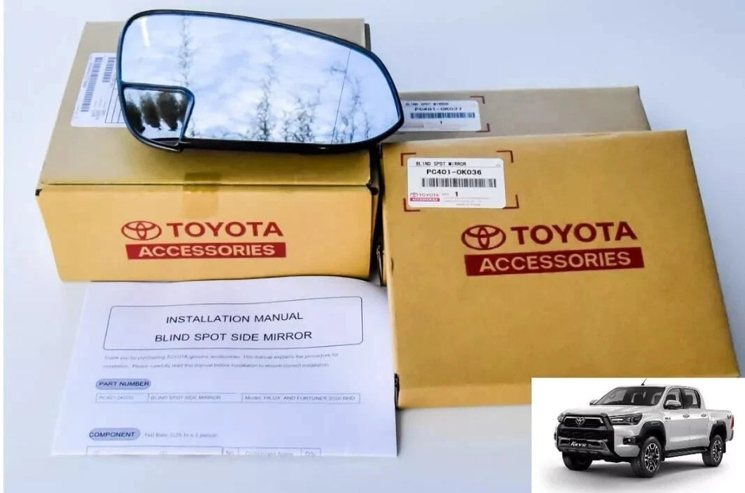 Toyota Hilux N80 Fortuner Blind Spot Mirrors PC401-0K035 Genuine OEM