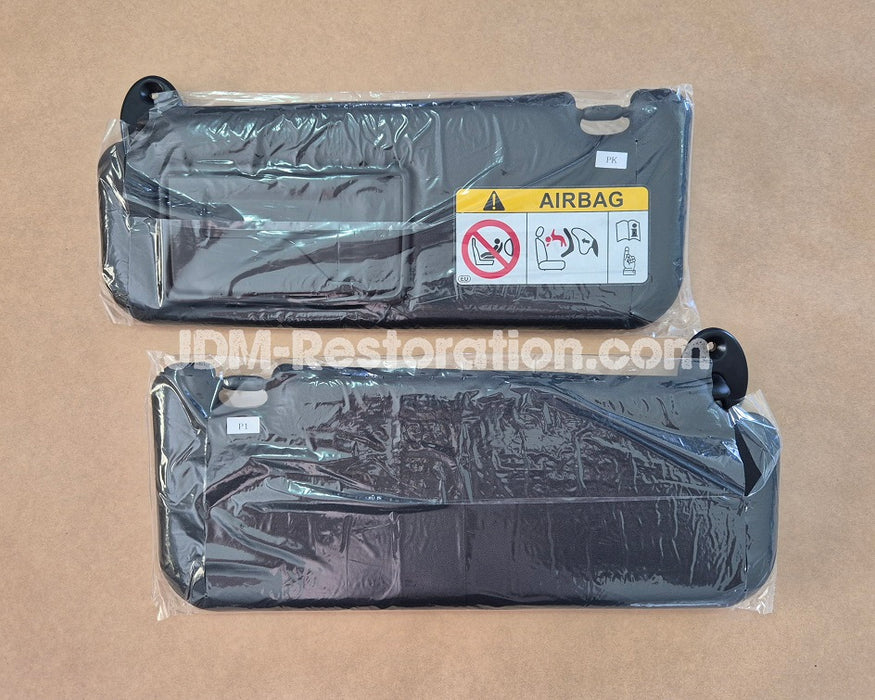 Toyota Hilux N80 GR Sport Black Sun Visors 74310-0KC30-C1 Genuine OEM