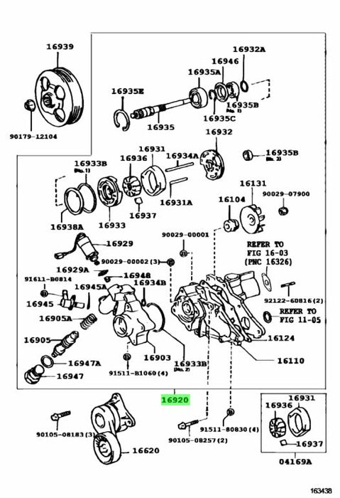 Toyota 1JZ & 2JZ Hydraulic Fan Reseal Kit