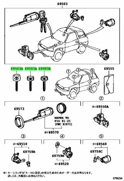 Toyota Blank Keys