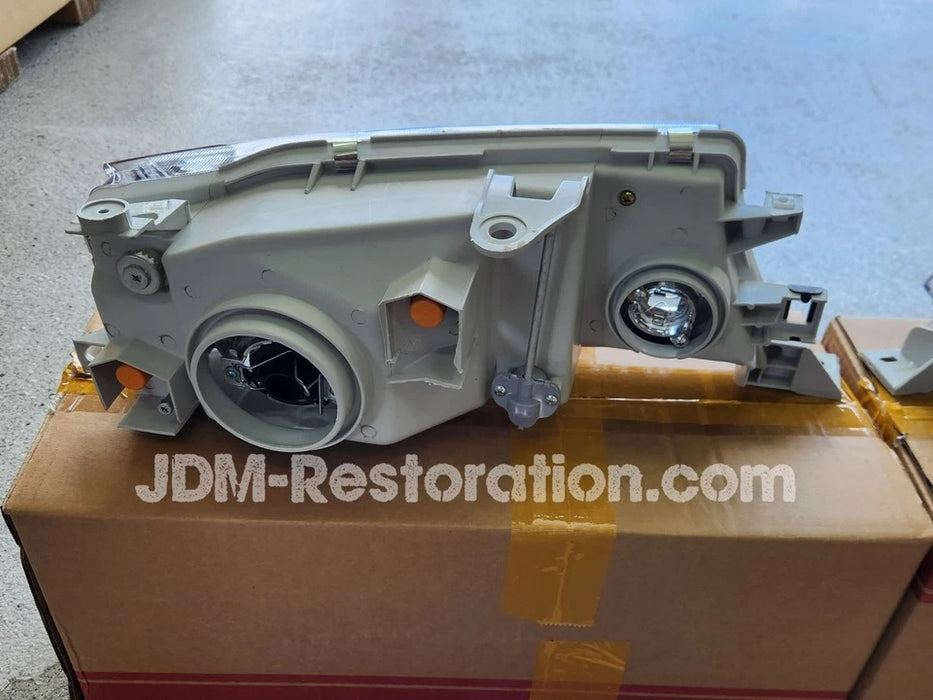 Toyota Jzx90 Chaser Clear Headlight Set Jzx91 Sx90 Gx90 Lx90 Brand New