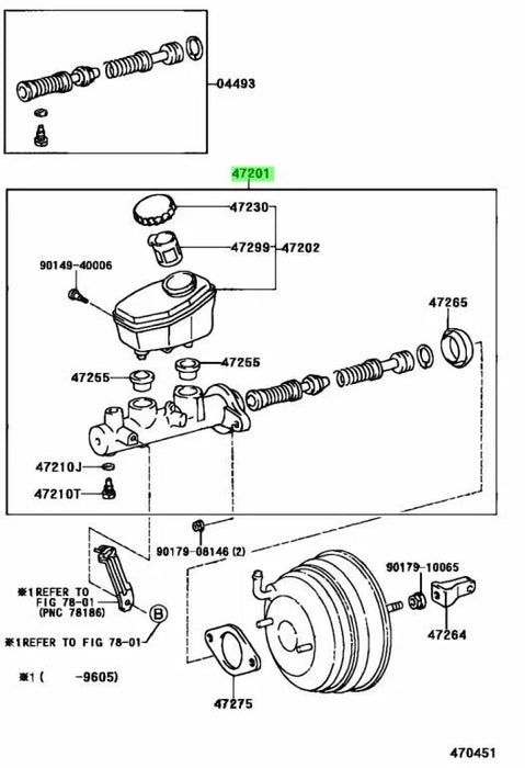 Toyota Supra Jza80 Big Brake Master Cylinder 17 Inch