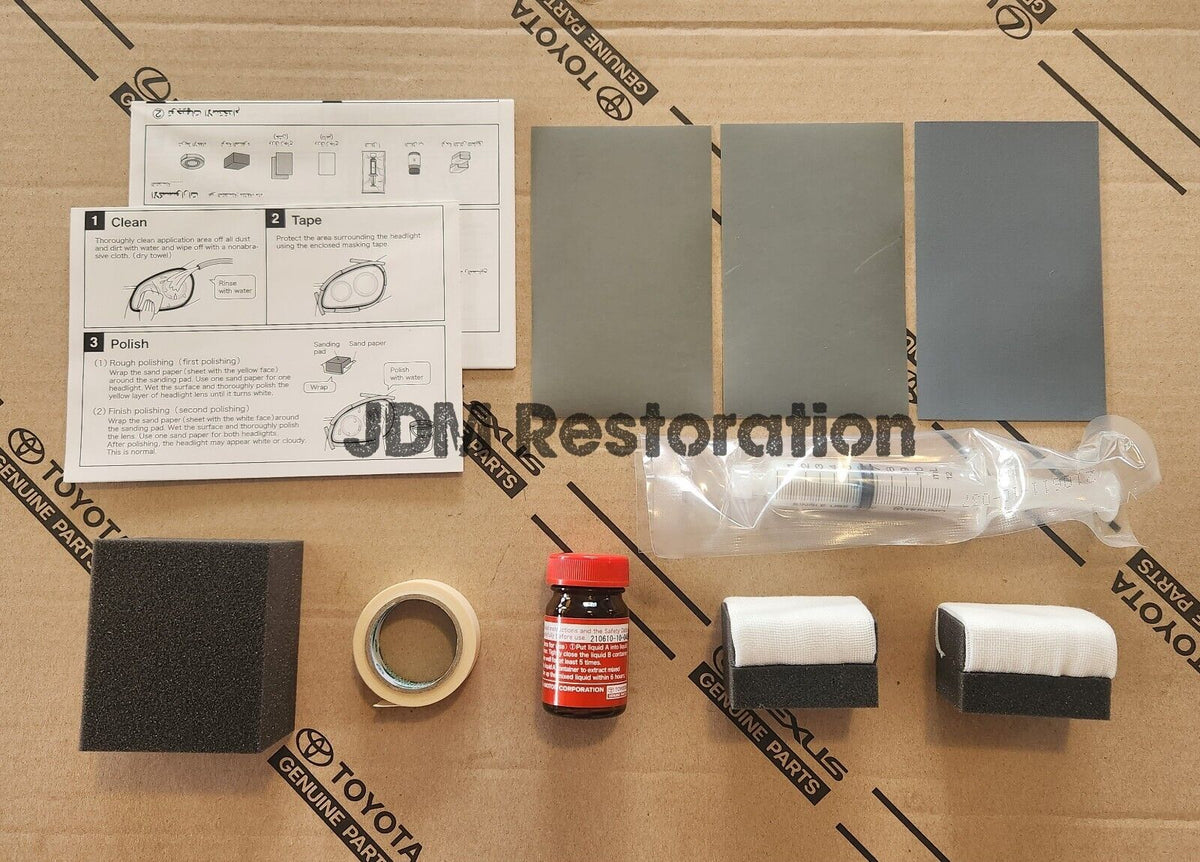 Toyota Genuine Headlight Restoration Kit JDM Restoration