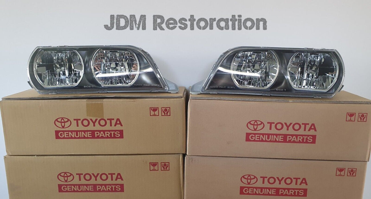 Toyota Jzx100 Chaser Non HID Tourer V Headlight Set OEM Genuine New