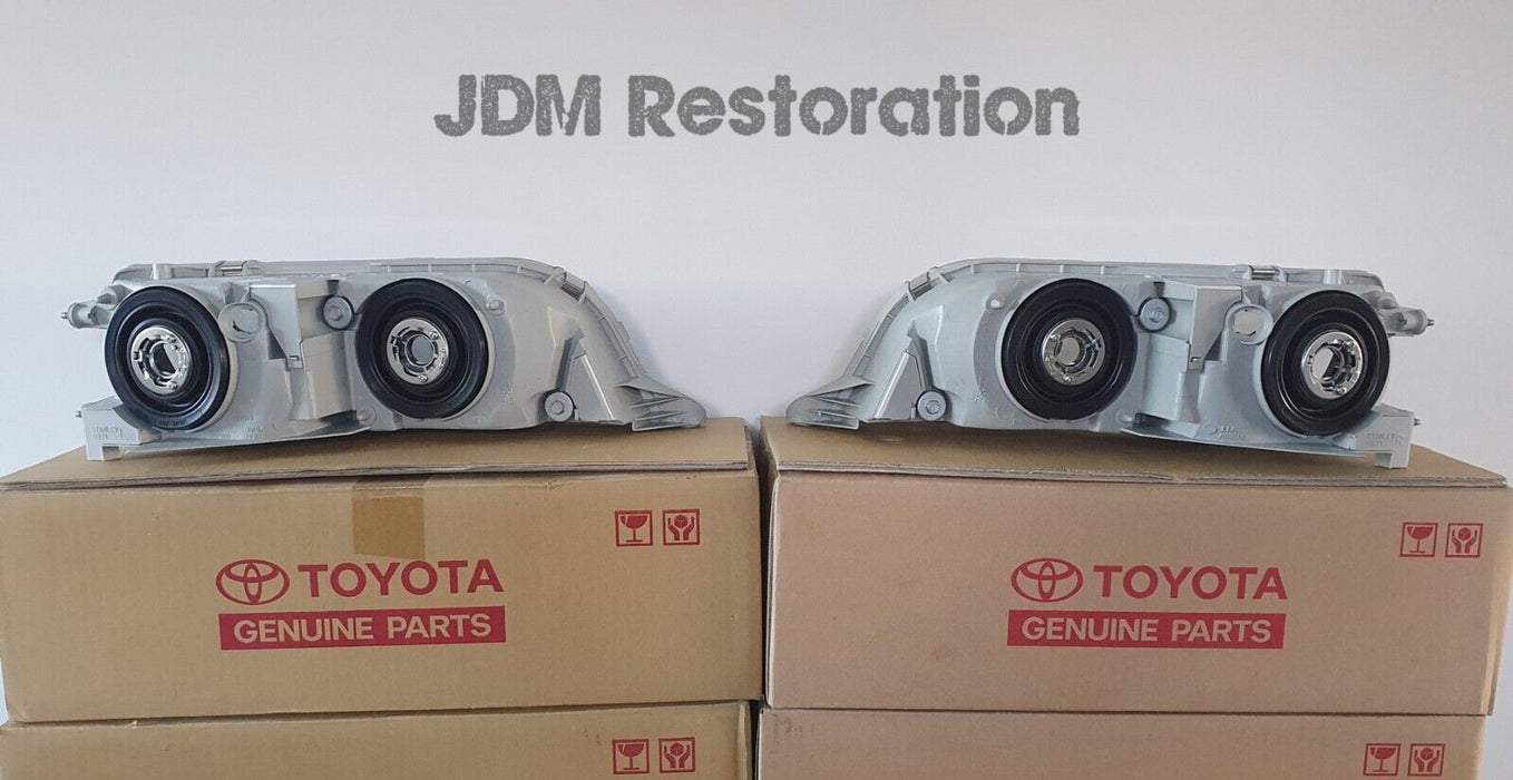 Jzx100 チェイサー Non HID ツアラー V ヘッドライト セット OEM 純正 新品