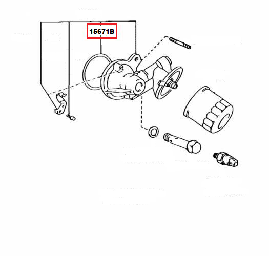 1JZ & 2JZ Oil Filter Housing O-RIng