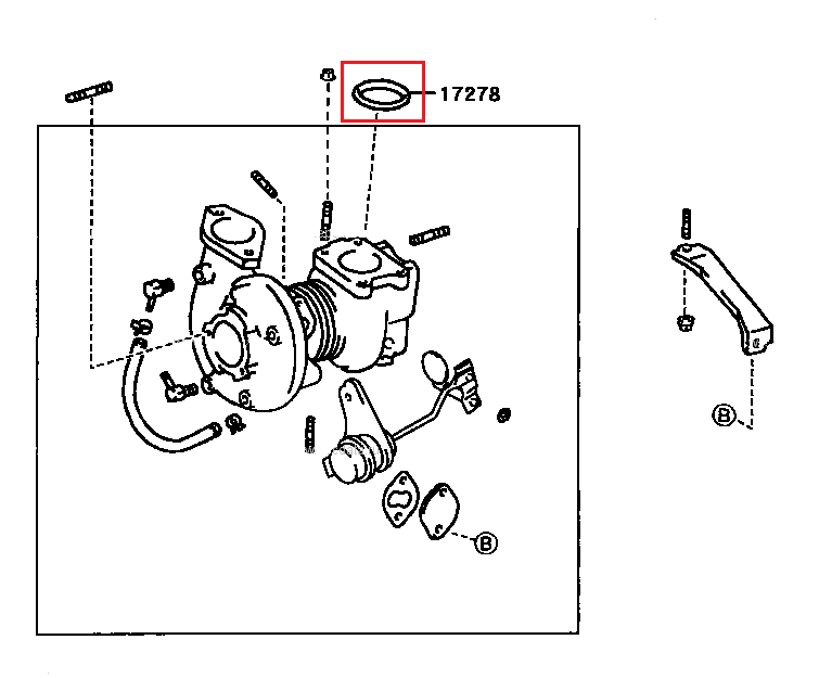 Exhaust Gasket Seal 1J VVTI