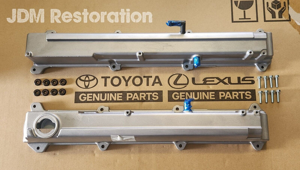 S*r様 JZX100 1JZ VVT-i カバー Toyota 2JZGTE VVTI Cam Cover JZA80 Supra JZS161 OEM — JDM Restoration