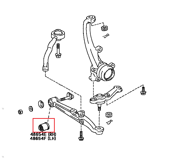 Front Lower Control Arm Jzx100