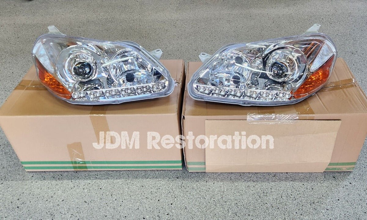 Toyota Jzx110 Mark 2 S1 Headlight Set Brand New — JDM Restoration