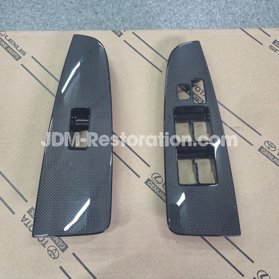 Toyota JZX100 Chaser Cresta Mark II Carbon Window Switch Panel
