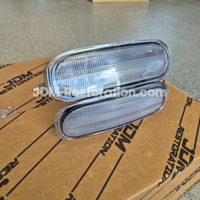 Toyota Supra JZA80 MK4 S2 Front Indicator Set 81511-14390 Clear or Smoked Aftermarket