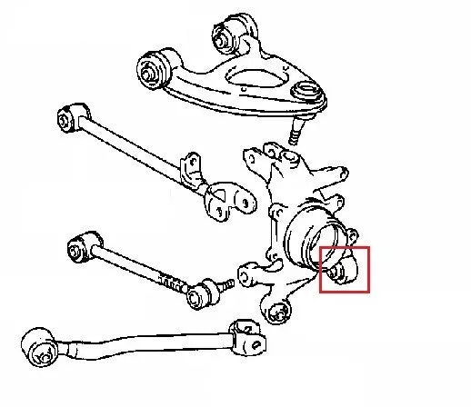 Jzx100 Rear Rear Hub Spherical Bearing