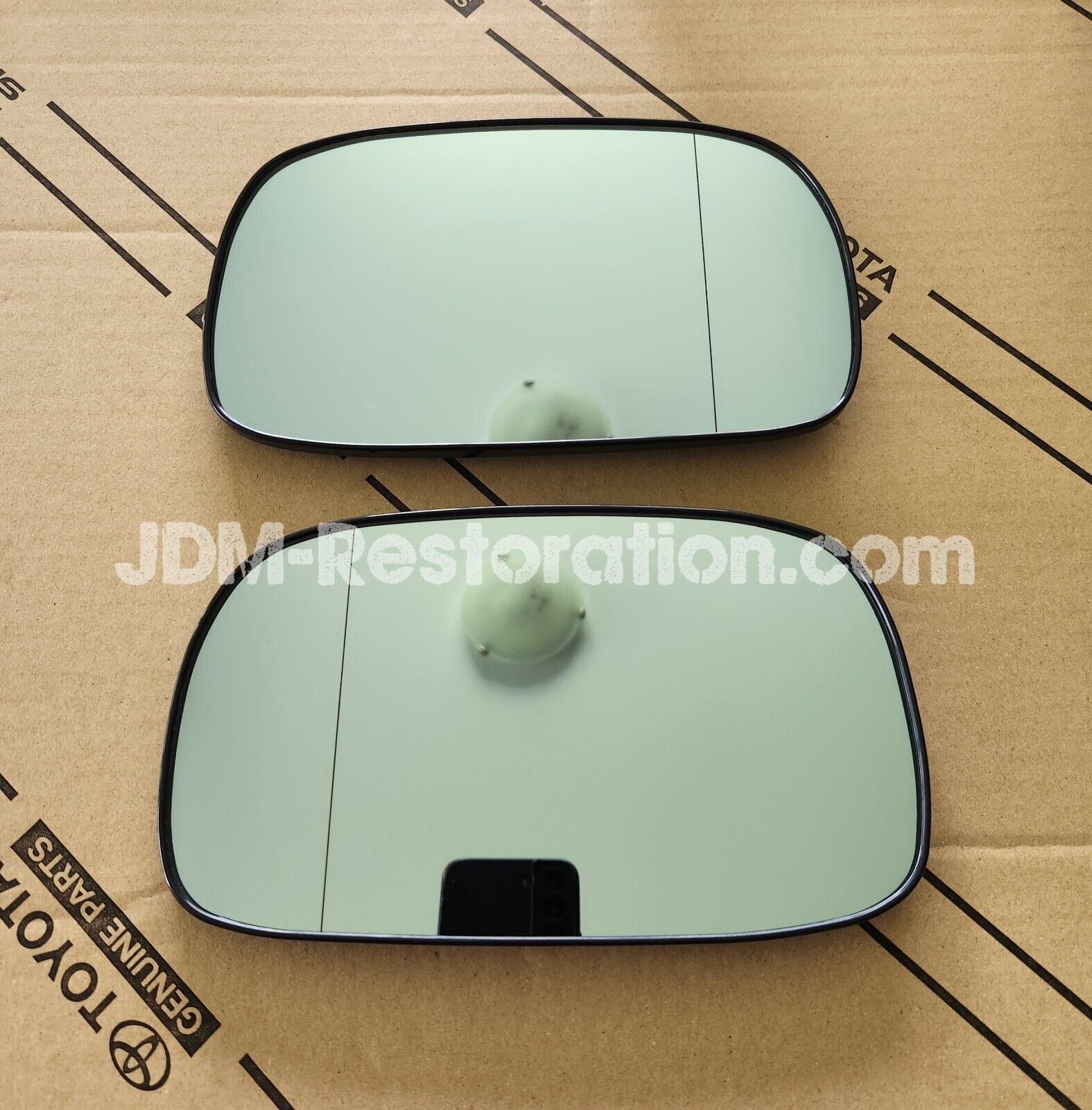 Jzx100 Oem Blue Convex Mirror Glass Set JDM Restoration