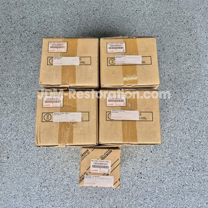 Toyota Hilux N80 GR Sport Seat Belts Black Roof Liner Dual Cab Genuine OEM