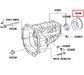 R154 Transmission Output Seal Cover