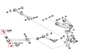 Rear Traction Rod to Subframe Bolt Jzx100