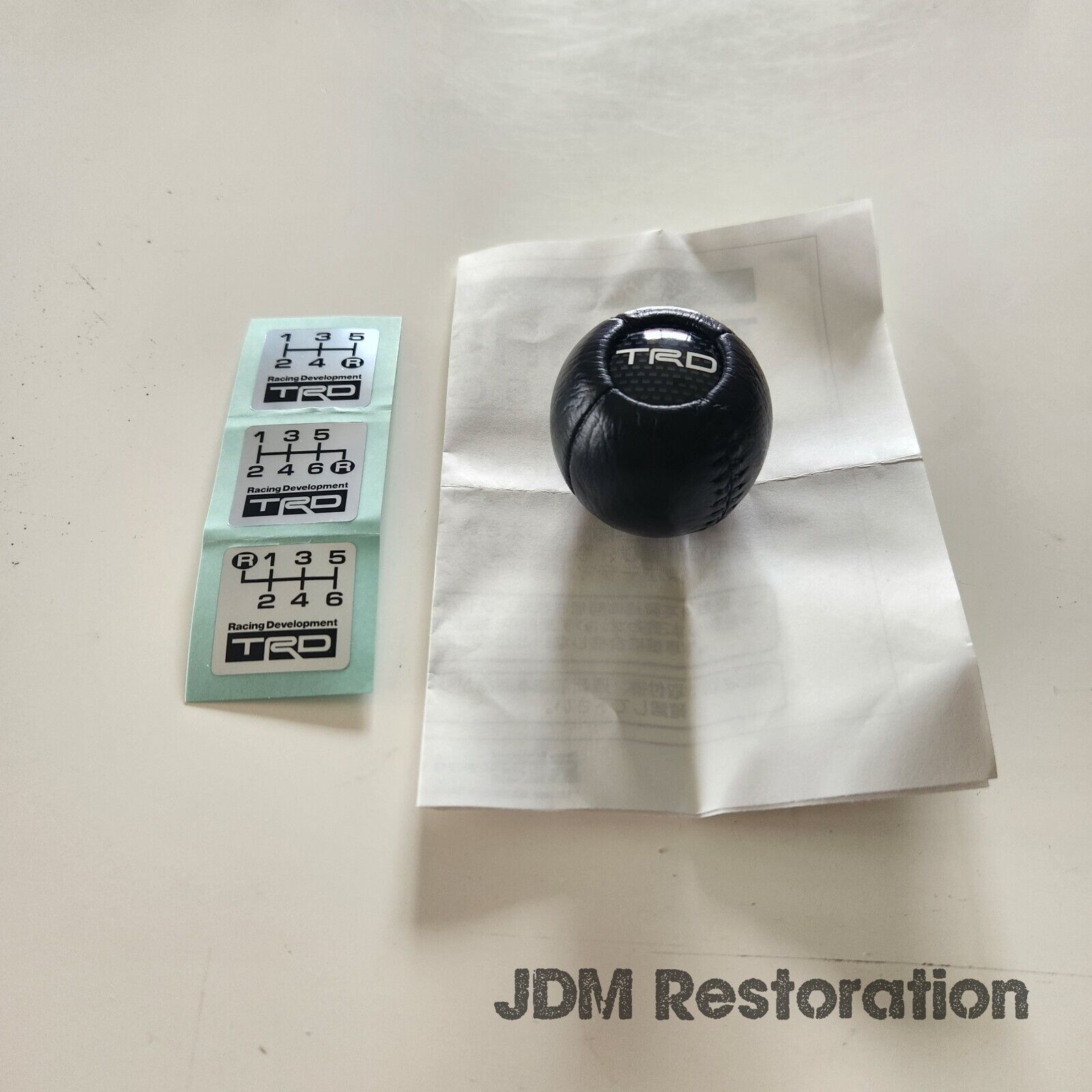 TRD Leather Shift Knob M12x1.25 – JDM Restoration