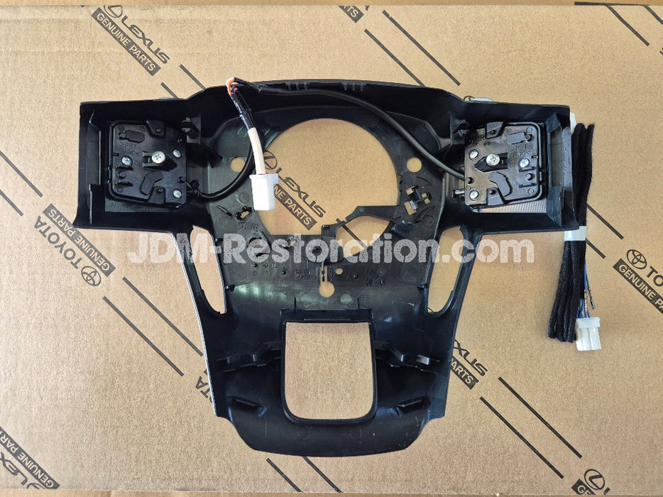 Car dashboard repair part on a cardboard background with 'JDL Restoration' branding.