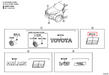 Technical diagram with Toyota and GR logos on a white background