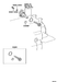 Technical diagram of mechanical parts with component labels on a white background