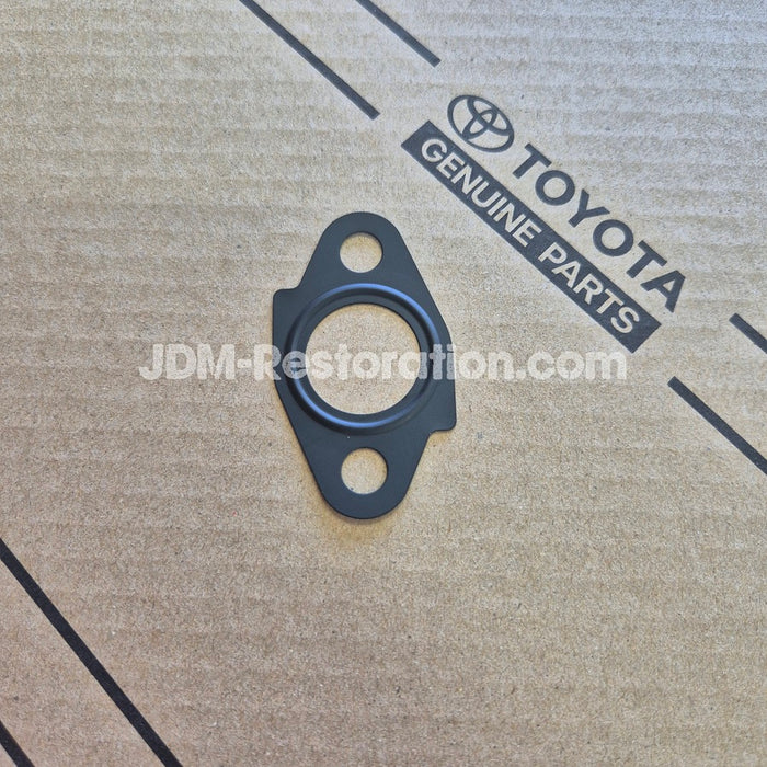 Genuine Toyota water inlet housing gasket 16325-46010. Fits 1JZ and 2JZ engines — Jzx100 Chaser, Jza80 Supra, Jzz30 Soarer, Aristo, Altezza, Crown and more.