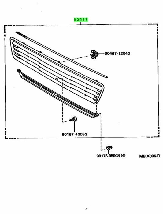 Toyota Jzx100 Mark 2 Grill