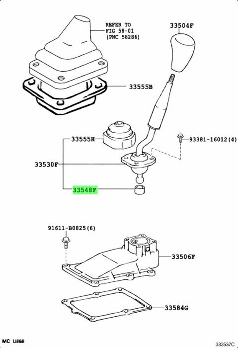 カザマ R154 シフターブッシュ