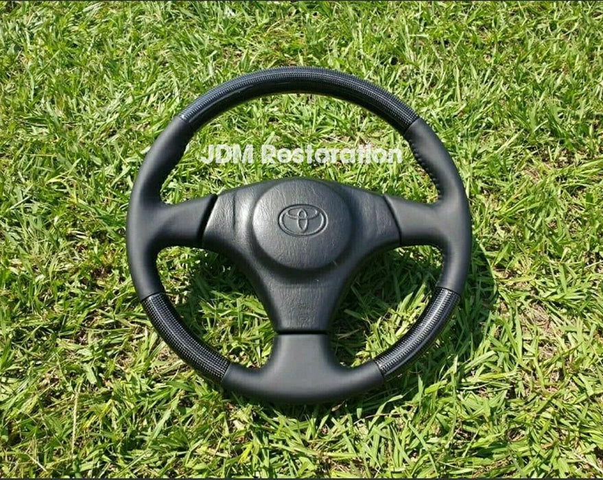 Jza80 Supra Trispoke S2 Carbon Steering Wheel Retrim Service 