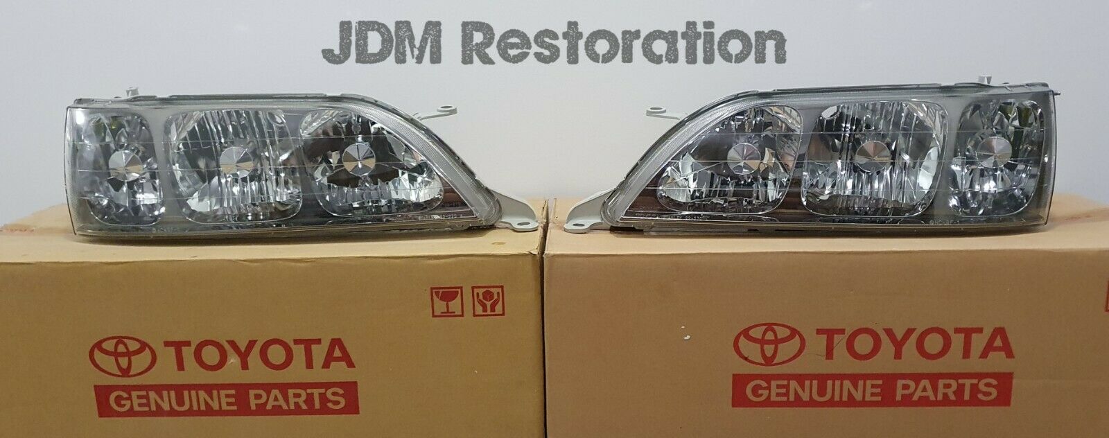 Jzx100 Cresta Roulant G S2 OEM Headlights 