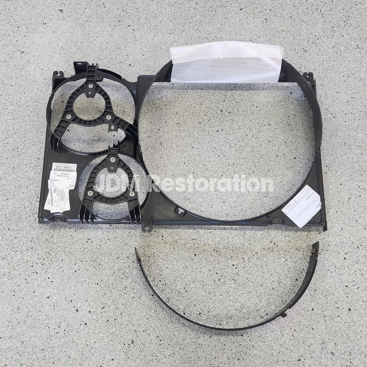 ふー JZX90 / JZX100 Fan Shroud Kit with Dual 12