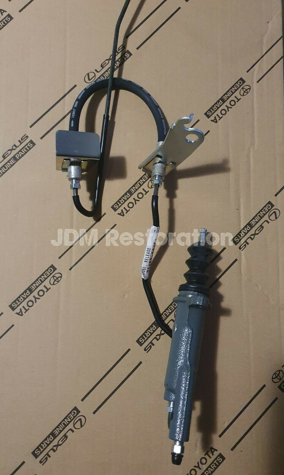 Late Toyota Floor Clutch Line Bracket to suit JZX110 IS300 — JDM